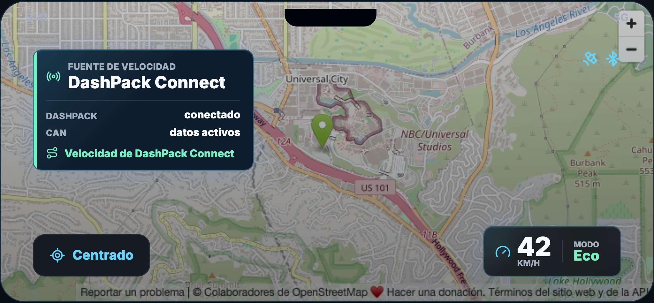 Vista de mapa